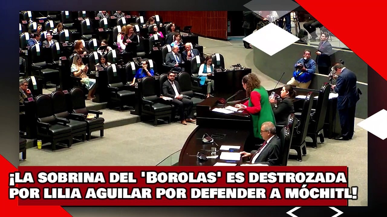 ¡VEAN! ¡Sobrina del borolas es destrozada por Lilia Aguilar por defender a Móchitl y atacar a AMLO!