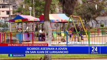 San Juan de Lurigancho: asesinan a hombre en pleno estado de emergencia