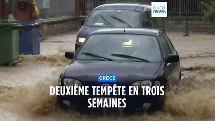 La Grèce une nouvelle fois frappée par les inondations