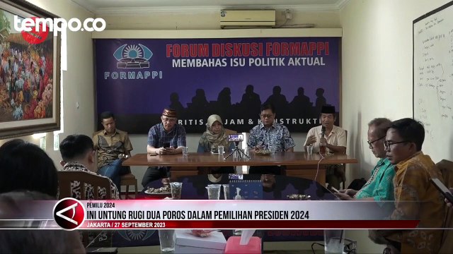 Ini Untung Rugi Dua Poros Dalam Pemilihan Presiden 2024
