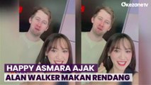 Happy Asmara Bertemu Alan Walker, Asik Ngobrol Sambil Makan Rendang