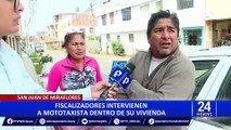 SJM: separan a fiscalizadores que agredieron a mototaxista durante intervención