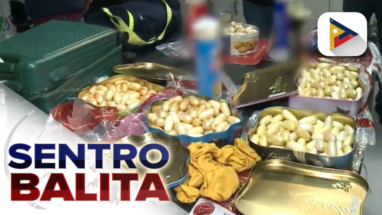 Mahigit P76M halaga ng mga hinihinalang cocaine na inilagay sa lata ng cookies at chips, nakumpiska sa NAIA