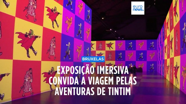 Bruxelas: exposição imersiva convida a viajar pelo mundo de aventuras de Tintim