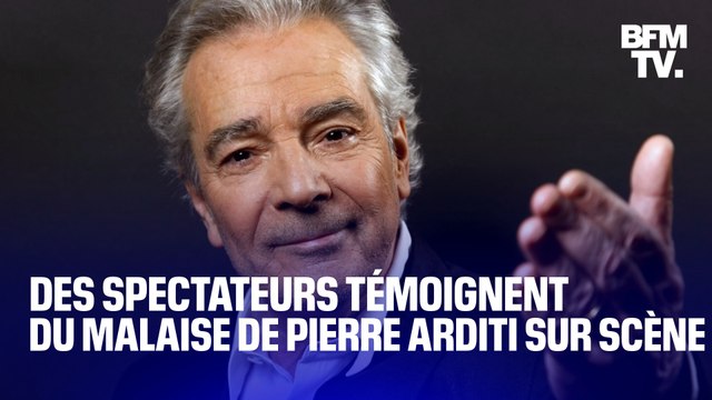 “Il a commencé à bégayer”: une spectatrice raconte le malaise de Pierre Arditi sur scène