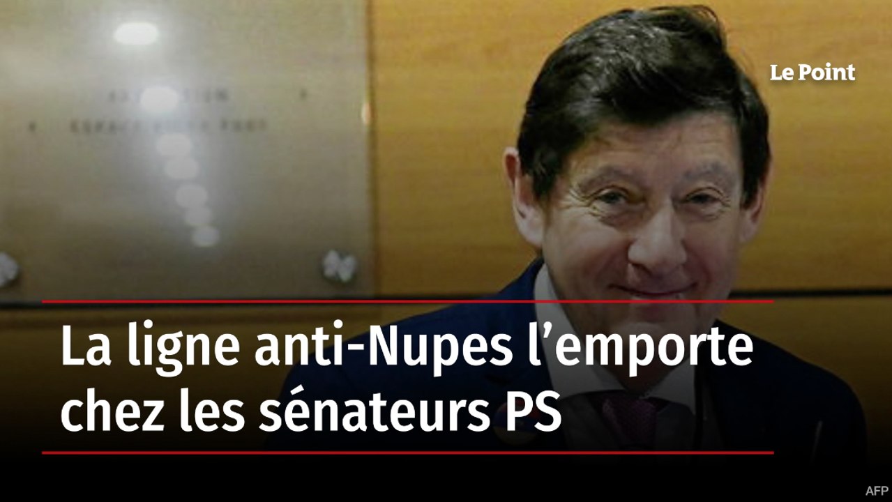 La ligne anti-Nupes l’emporte chez les sénateurs PS