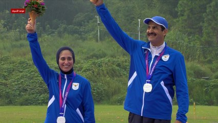 الرشيدي والشماع يمنحان الكويت ميدالية فضية