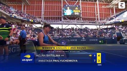 Quand Svitolina demande à l’arbitre si Monfils est en train de jouer