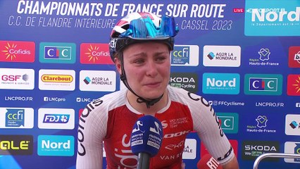 "Hier j'en rêvais" : l'émotion de Berteau, championne de France devant son public
