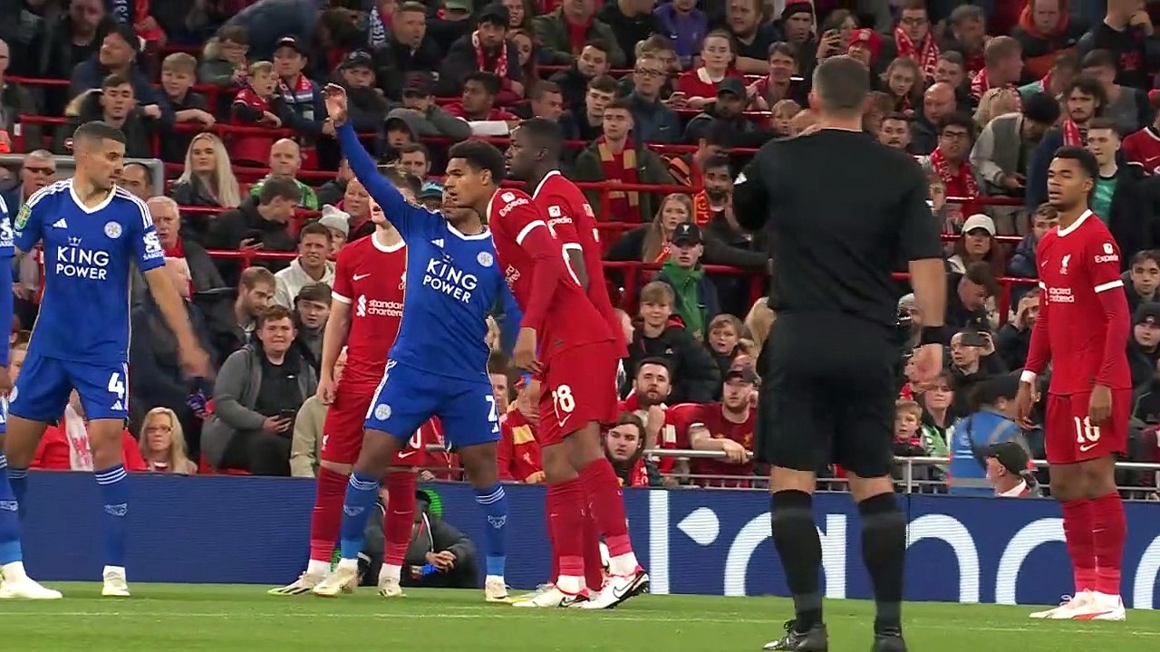 STUNNING GOAL!  Liverpool v Leicester City Carabao Cup extended highlights