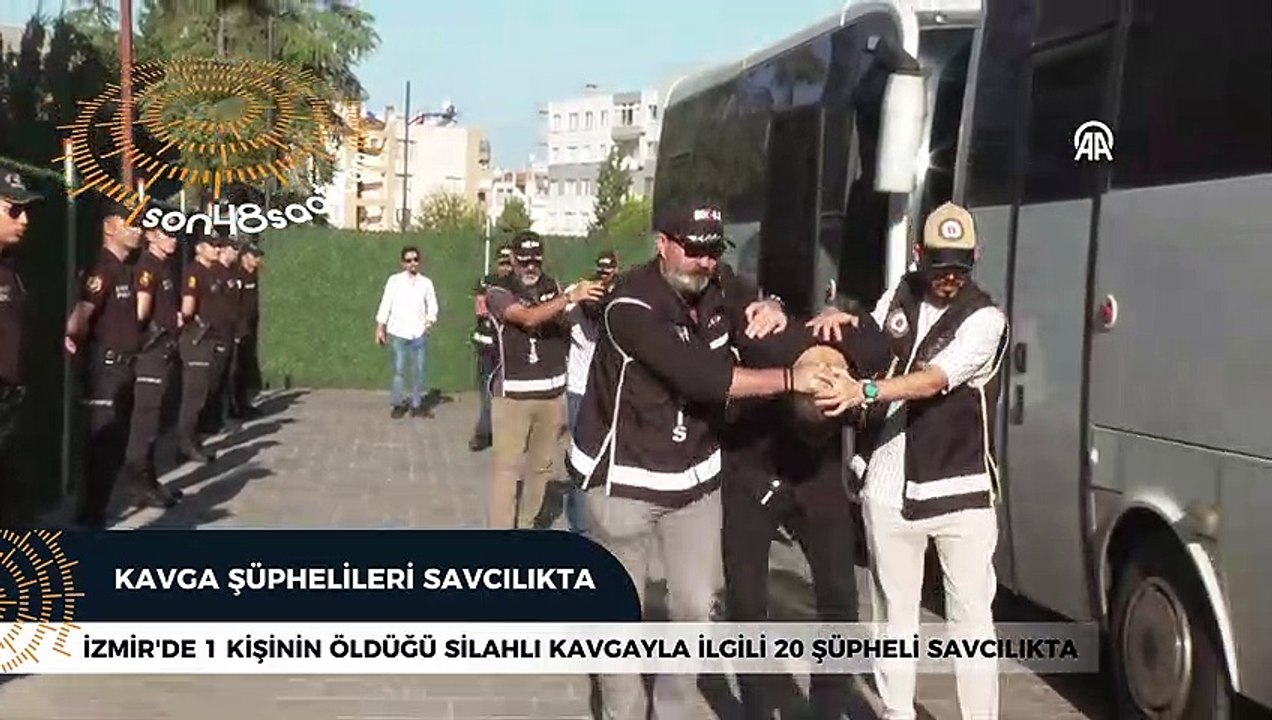 İzmir Adliyesi karşısındaki lokantada çıkan silahlı kavgayla ilgili 20 şüpheli savcılıkta