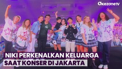 NIKI Zefanya Tutup Konser di Jakarta dengan Perenalkan Keluarga pada Penggemar