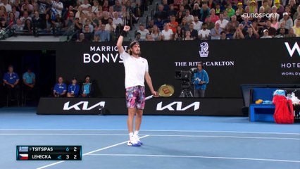 Une affaire rondement menée : Tsitsipas met fin au parcours de Lehecka