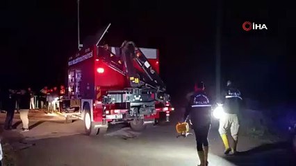 Büyüksu Deresi’ne pikapla uçtular: 1 ölü, 3 yaralı