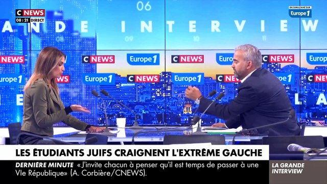 Gros accrochage ce matin sur CNews entre Sonia Mabrouk et le député Lfi Alexis Corbière: Non, je ne suis pas d'extrême gauche! Et vous, vous êtes d'extrême droite ? - Regardez