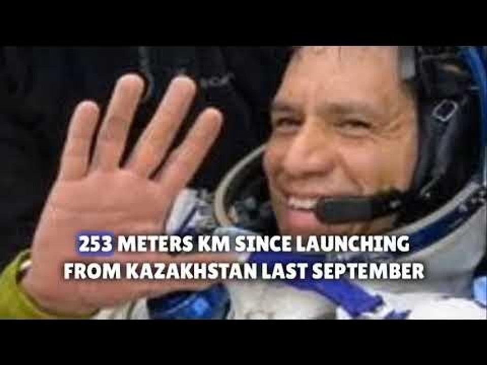 Astronaut and cosmonauts return to Earth after getting stuck in space ...