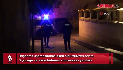 Gaziantep'te aile vahşeti! Eşini öldürdü, 3 çocuğunu ve komşusunu yaralayıp intihar etti