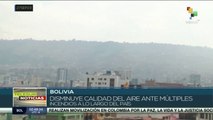 Bolivia: Disminuye la calidad del aire debido a múltiples incendios