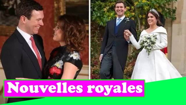 Des images poignantes montrent des moments clés de l'histoire d'amour de la princesse Eugénie et de