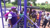 Région- Korhogo : visite et remise de forage au village de LOUAHA par l'ong HELEN KELLER
