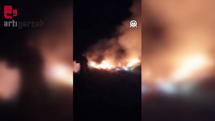 Datça'da elektrik trafosunda çıkan yangın söndürüldü