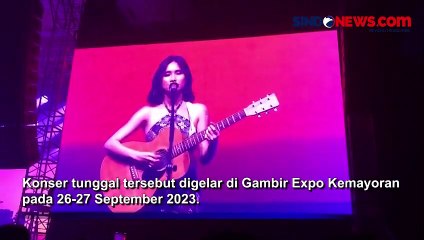Aksi Panggung NIKI Zefanya Suguhkan Lagu Laskar Pelangi