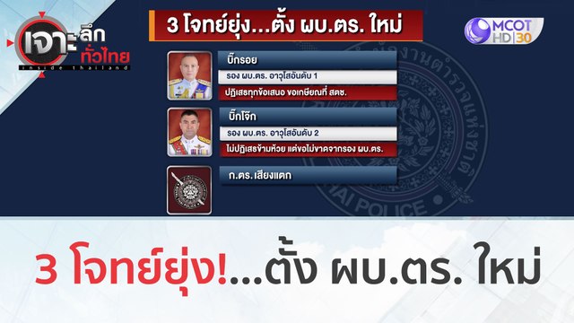 3 โจทย์ยุ่ง!...ตั้ง ผบ.ตร. ใหม่ | เจาะลึกทั่วไทย (28 ก.ย. 66)