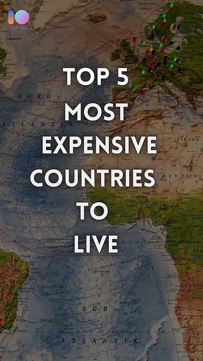 Top 5 Most Expensive Countries To Live In 2023  #shorts #top5 #viral