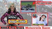 Angie Smith NHRA Accident||Pro Stock Motorcycle Racer Angie Smith Hospital Video