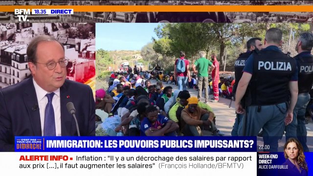 Propos de Jean-Luc Mélenchon sur l'accueil des migrants: C'est une fausse déclaration, c'est la déclaration de ceux qui ne seront jamais au pouvoir , affirme François Hollande
