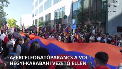 Descargar video: Azerbajdzsán elfogatóparancsot adott ki Hegyi-Karabah volt elnöke ellen