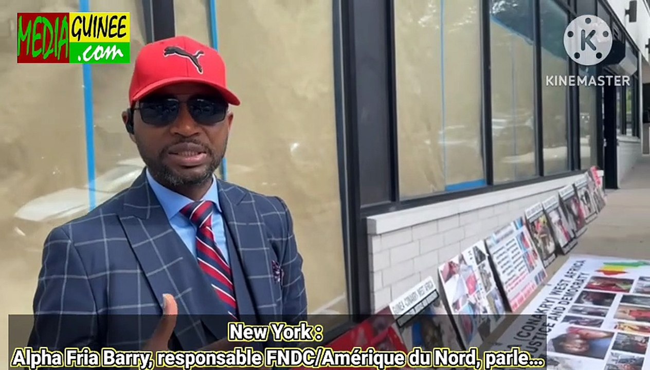 New York : Alpha Fria Barry, responsable FNDC/Amérique du Nord, parle…