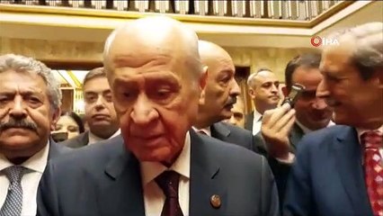 Bahçeli, Président du MHP： ＂Le Président Erdoğan a révélé sa position déterminée dans la lutte contre le terrorisme＂