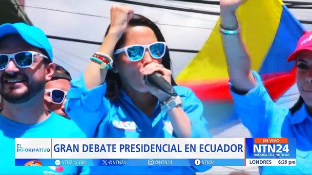 Todo listo para el último debate que se realizará este domingo previo a la segunda vuelta presidencial en Ecuador