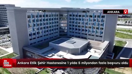 下载视频: Ankara Etlik Şehir Hastanesi'ne 1 yılda 5 milyondan fazla başvuru oldu