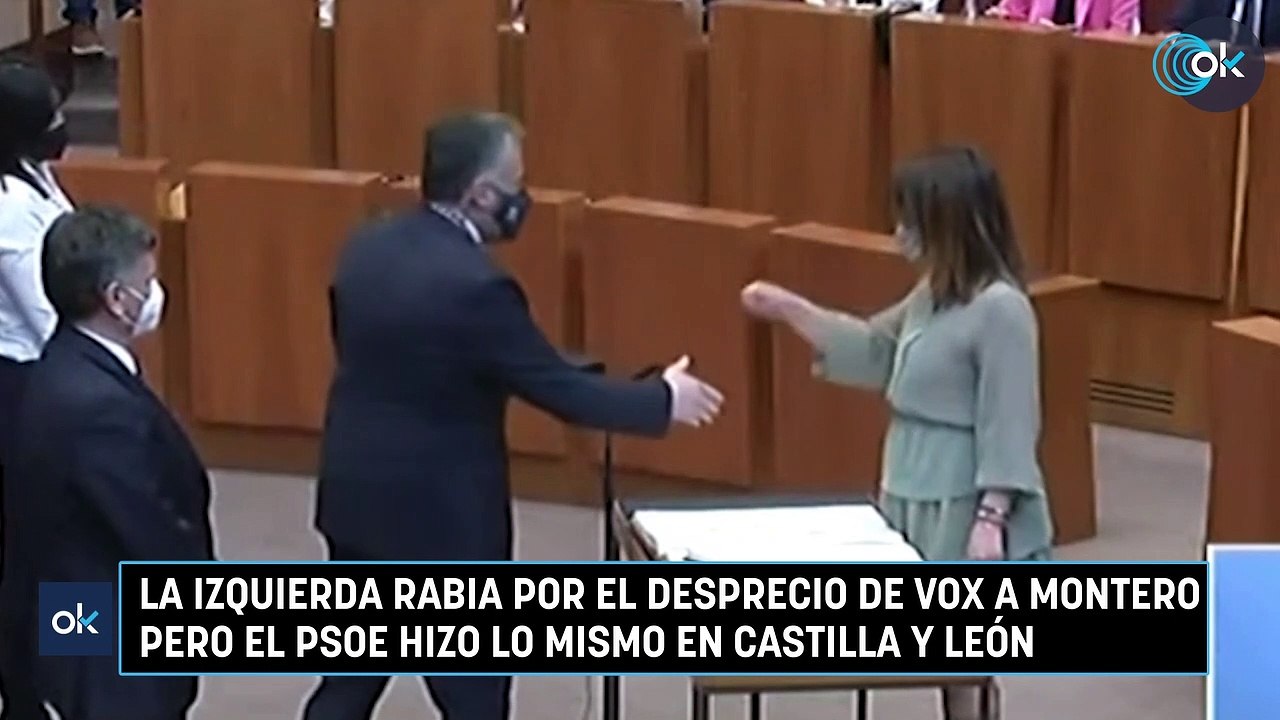 La izquierda rabia por el desprecio de Vox a Montero pero el PSOE hizo lo mismo en Castilla y León