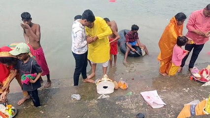 वीडियो स्टोरीः अगले बरस तू जल्दी आ...जयकारे से बाप्पा की विदाई