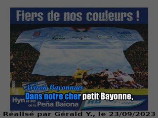 Aviron Bayonnais_La Peña Baiona (Hymne 2002)karaoké
