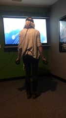 Virtual Reality Player Takes A Leap Into the Wall