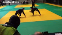 Deuxième combat de Jiu-Jitsu Brésilien d'Abdoul Abdouraguimov en ceinture violette