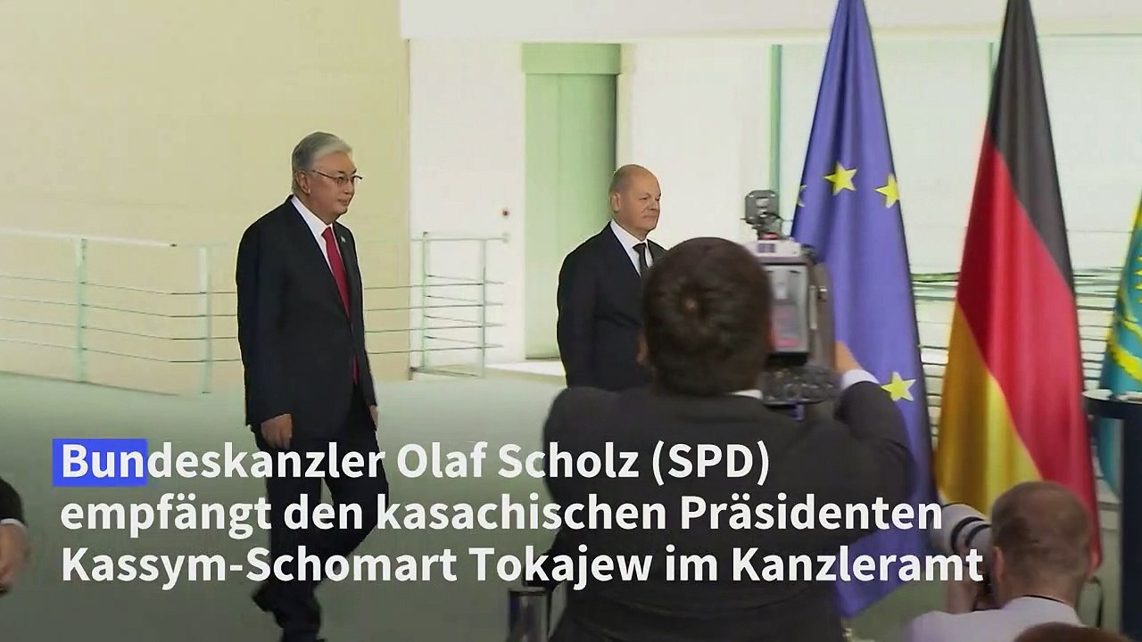 Scholz: Mit Kasachstan unabhängig werden von russischer Energie