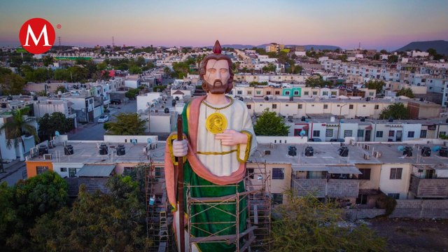 Inauguración de la estatua más grande de San Judas Tadeo en Badiraguato, Sinaloa