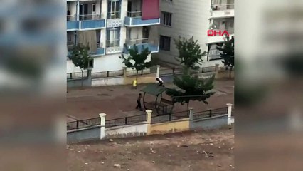 Siirt'te çocukların tehlikeli oyunu cep telefonuna yansıdı
