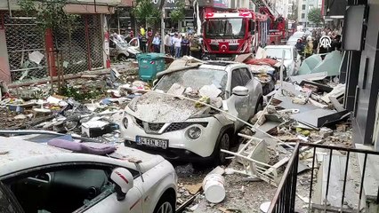 Şirinevler'deki patlama sonrası yıkım kameralara yansıdı