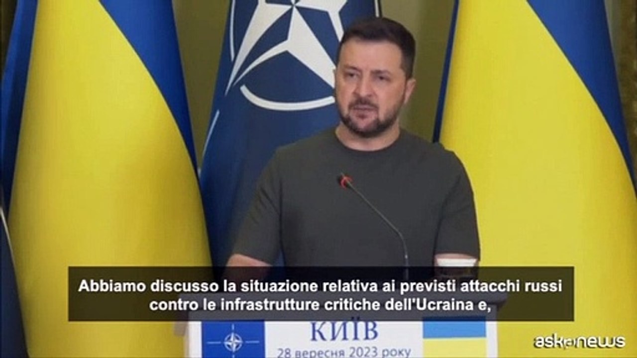 Zelensky chiede al capo della Nato pi? sistemi di difesa aerea