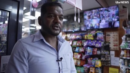 Camera crew catches thief as store boss is interviewed about shoplifting