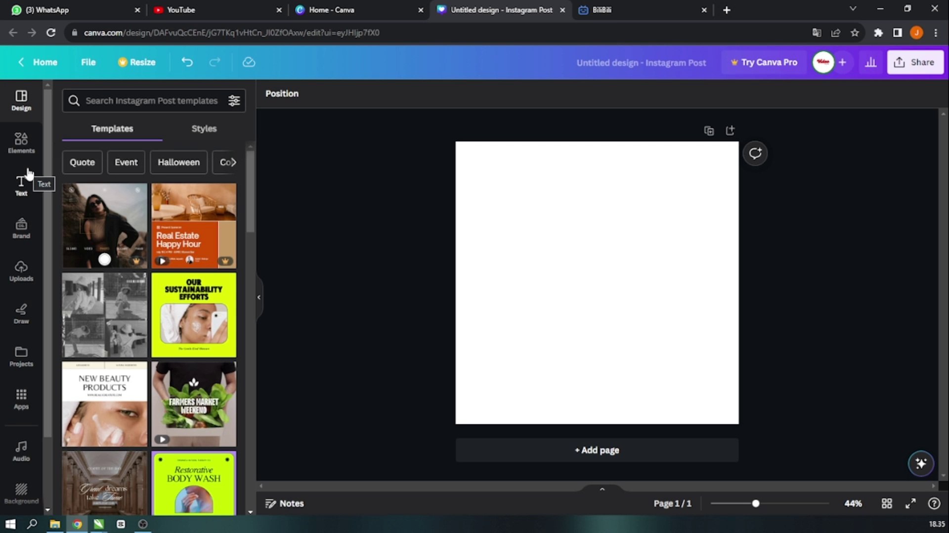 CREATING A TYPOGRAPHY PERSPECTIVE IN CANVA | CANVA TUTORIAL