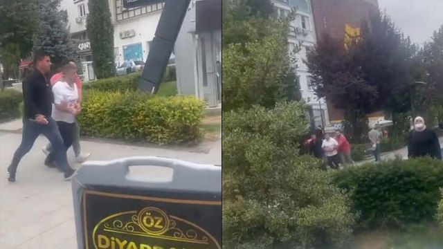 Eski eşini cadde ortasında bıçakladı, parkta yakalandı