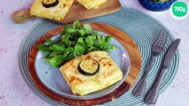 Lasagnes en portefeuilles aux courgettes