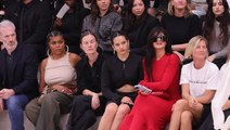 Kylie Jenner Paired Her Fiery Red Maxidress With a New Set of French-Girl Bangs at Paris Fashion Week